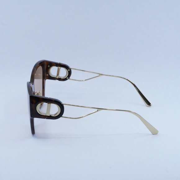 ?️ New Dior 30MONTAIGNE B2U 26L0 Sunglasses - Light Havana Frame, Brown Lenses main image 4